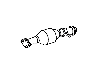 Lexus 17420-31291 Center Exhaust Pipe Assembly