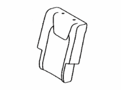 Lexus 71078-0E040-A1 Rear Seat Back Cover, Left (For Separate Type)