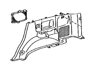 Lexus 62510-60A80-A0 Panel Assembly, Quarter