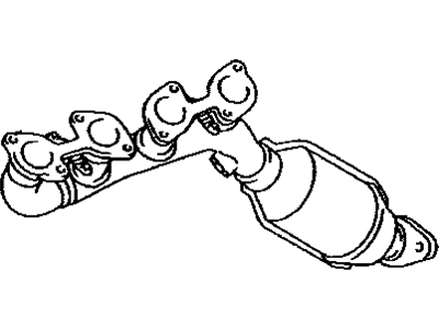 Lexus 17140-50060 Exhaust Manifold Sub-Assembly, Right