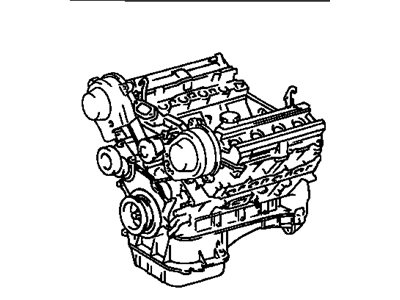 Lexus 19000-50790 Engine Assy, Partial