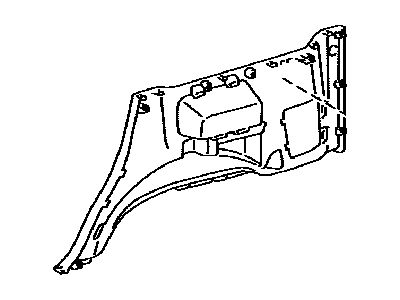Lexus 62520-60880-B0 Panel Assembly, Quarter