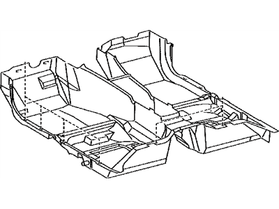Lexus 58510-53480-C0 Carpet Assembly, Floor