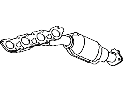 Lexus 17104-38080 Exhaust Manifold Sub-Assembly, Right