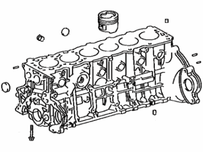 Lexus 11401-69536 Block Sub-Assy, Cylinder