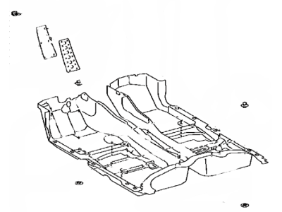 Lexus 58510-30F30-C1 Carpet Assembly, Floor