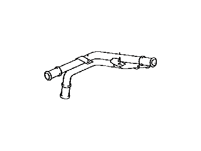 Lexus 87208-60161 Pipe, Heater Water Outlet, B