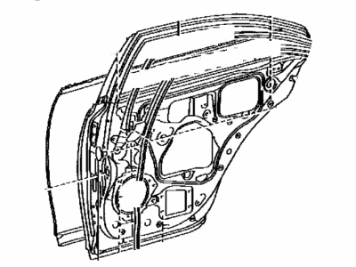 Lexus 67003-33190 Panel Sub-Assy, Rear Door, RH