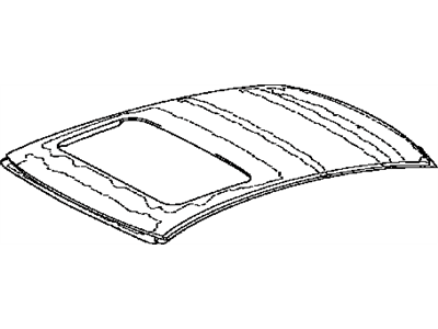 Lexus 63111-33280 Panel, Roof