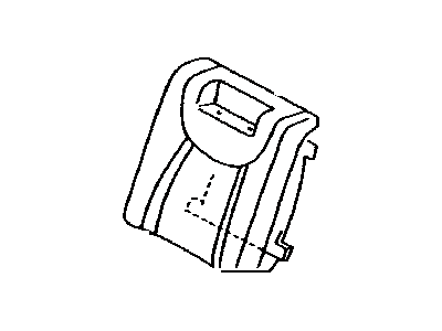 Lexus 71078-50460-C0 Rear Seat Back Cover, Left (For Separate Type)