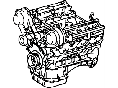 Lexus 19000-50840 Engine Assy, Partial