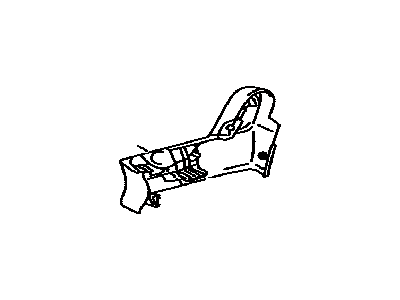 Lexus 71811-60030-E1 Shield, Front Seat Cushion, RH