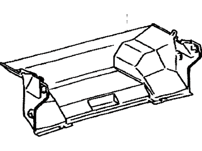 Lexus 64075-30021-C0 Cover, Luggage Compartment Trim, Front