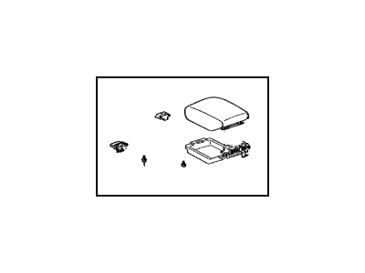Lexus 58920-30120-E0 Rear Console Armrest Assembly