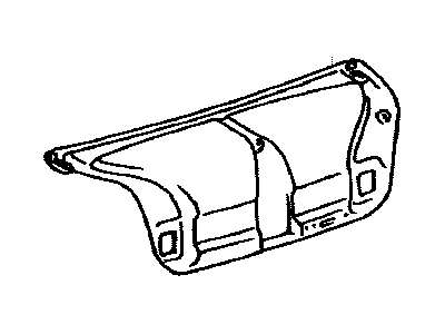 Lexus 64719-30121-C0 Cover, Luggage Compartment Door