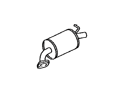 Lexus 17430-20100 Exhaust Tail Pipe Assembly