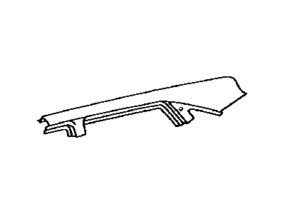 Lexus 61214-48021 Rail, Roof Side, Outer LH