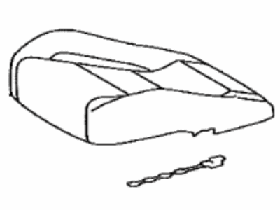 2022 Lexus RC F Seat Cushion - 71101-24340-D1