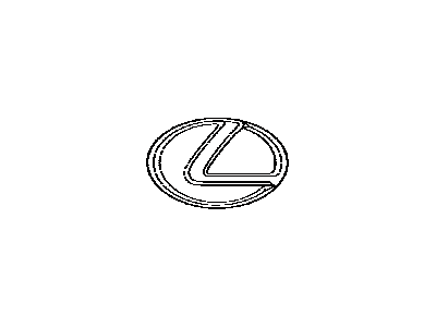 Lexus 90975-02082 Radiator Grille Emblem (Or Front Panel)