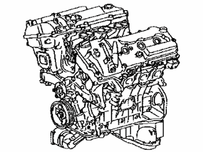 Lexus 19000-31D70 Engine Assy, Partial