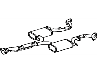 Lexus 17420-46200 Exhaust Pipe Assembly