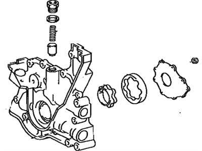 Lexus SC300 Oil Pump - 15100-46041