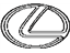 Lexus 53141-53030 Radiator Grille Emblem (Or Front Panel)