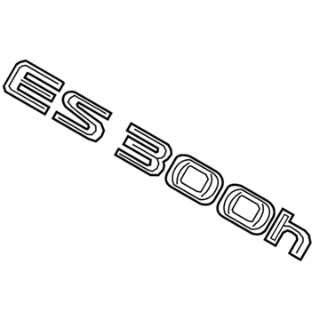 2022 Lexus ES350 Emblem - 75442-33540