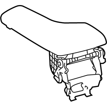 Lexus 58920-53031-C4 Rear Console Armrest Assembly