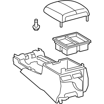 Lexus 58901-60660-A1 Box Sub-Assembly, Console
