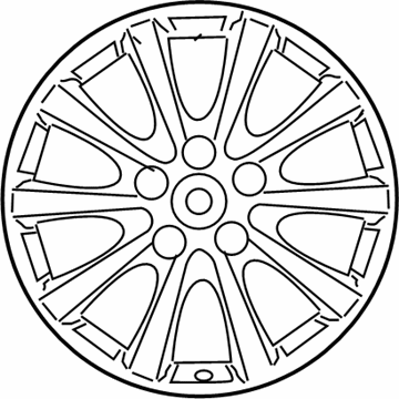 2013 Lexus IS F Spare Wheel - 42611-53190