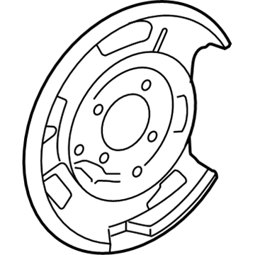Lexus IS250 Backing Plate - 46504-30241