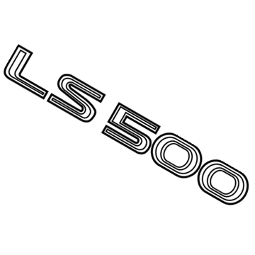2018 Lexus LS500 Emblem - 75443-50190