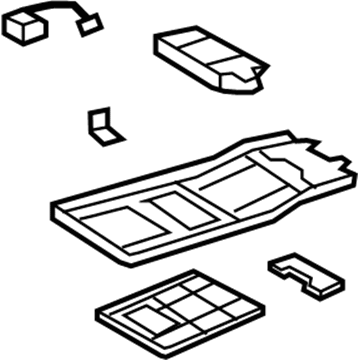 Lexus 63650-50110-A2 Box Assy, Roof Console