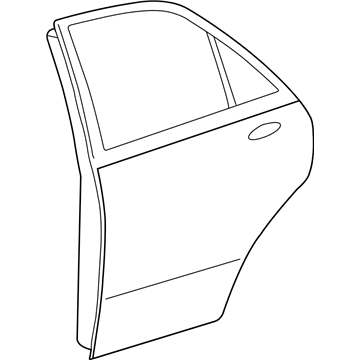 Lexus 67004-53021 Panel Sub-Assy, Rear Door, LH