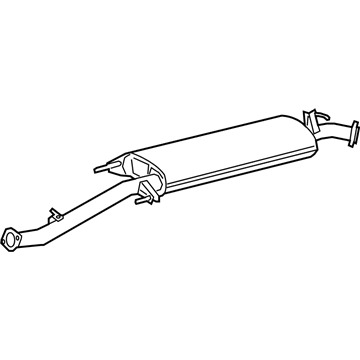 Lexus 17420-36231 Center Exhaust Pipe Assembly