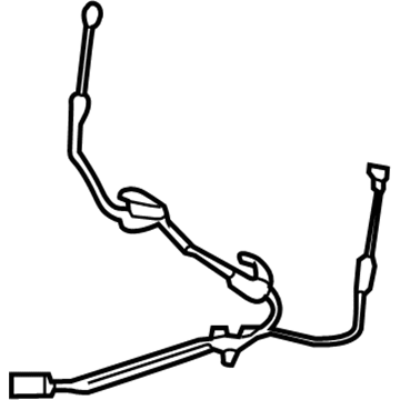 Lexus 72704-78030 Cable Sub-Assembly, Rear Seat RECLINING