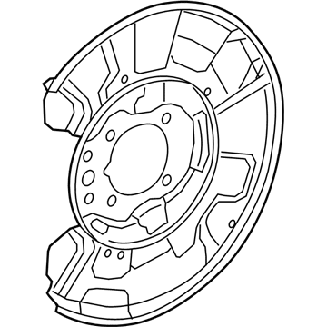 Lexus LC500h Backing Plate - 46503-11021