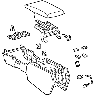 Lexus 58810-50580-B1 Box Assembly, Console