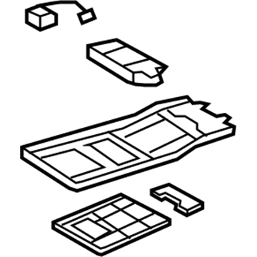 Lexus 63650-50120-B1 Box Assy, Roof Console