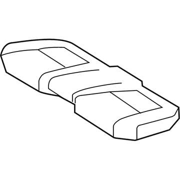 Lexus 71075-30B00-B0 Rear Seat Back Cover (For Bench Type)