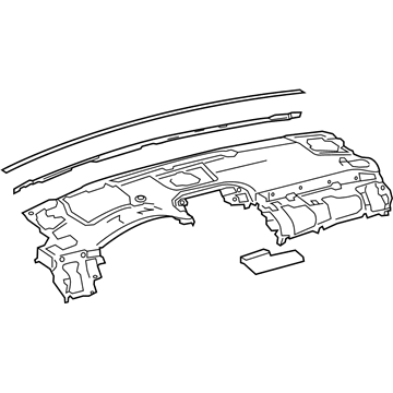 Lexus 55305-78010-C2 Panel Sub-Assy, Instrument