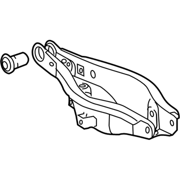Lexus 48740-75010 Rear Suspension Control Arm Assembly, No.2, Left