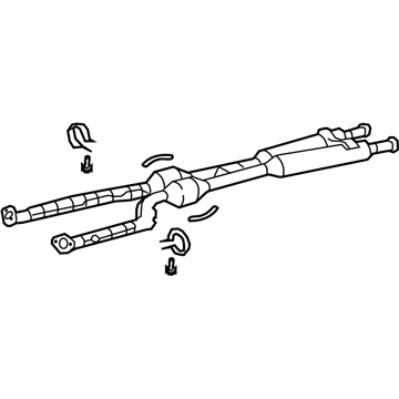 Lexus 17410-38241 Front Exhaust Pipe Assembly