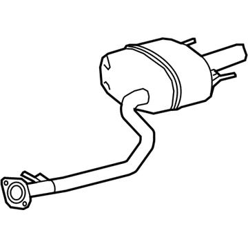 Lexus 17430-38700 Exhaust Tail Pipe Assembly