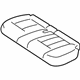 Lexus 71076-60620-A1 Rear Seat Cushion Cover, Left (For Separate Type)