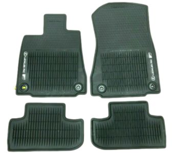 Lexus All-Weather Floor Mats, Black PT206-24154-20