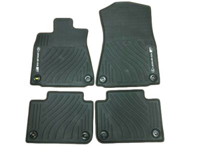 Lexus All-Weather Floor Mats, Black PT206-30160-20