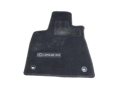 Lexus Carpet Floor Mats, Black With Silver Thread PT206-48161-10