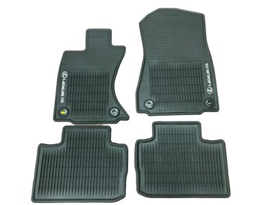 Lexus All-Weather Floor Mats, Black PT206-53141-20